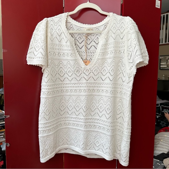 Fat face knitted short sleeved top *NWT* - Picture 1 of 6